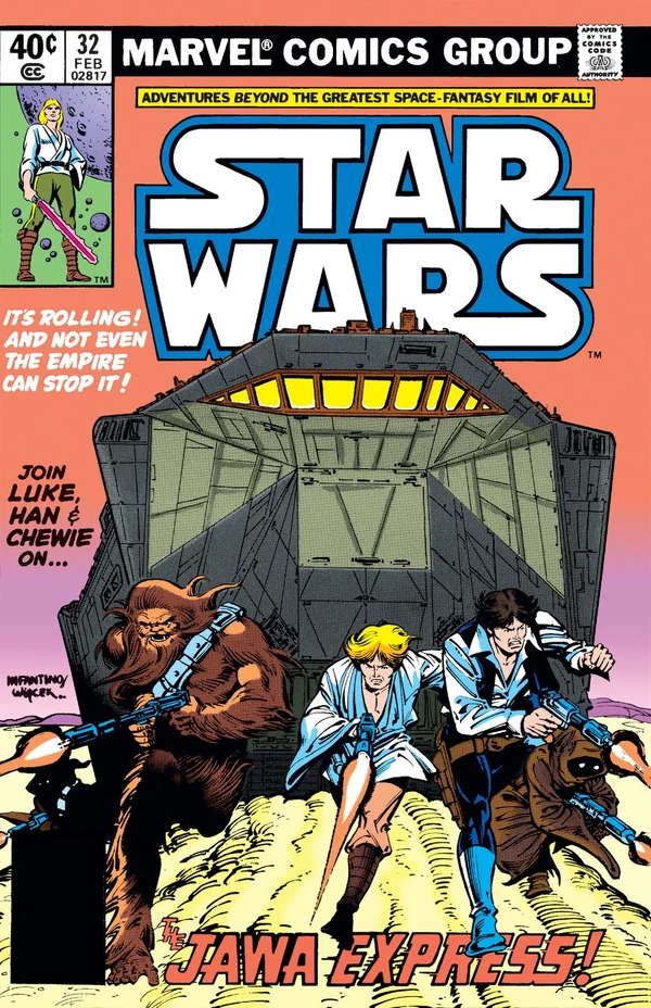 Обложка выпуска #32 Star Wars 32, 27 ноя 1979.