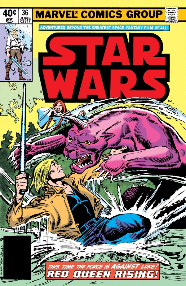 Обложка выпуска #36 Star Wars 36, 25 мар 1980.