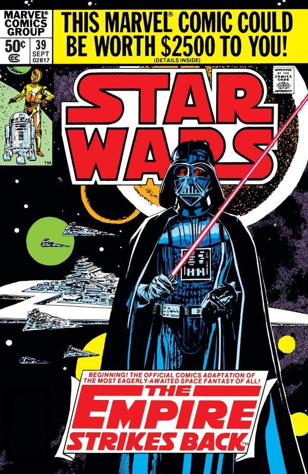 Обложка выпуска #39 Star Wars 39, 24 июн 1980.