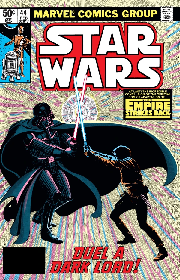 Обложка выпуска #44 Star Wars 44, 25 ноя 1980.