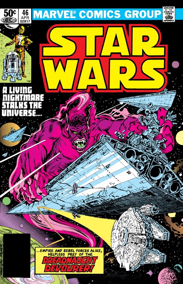 Обложка выпуска #46 Star Wars 46, 20 янв 1981.