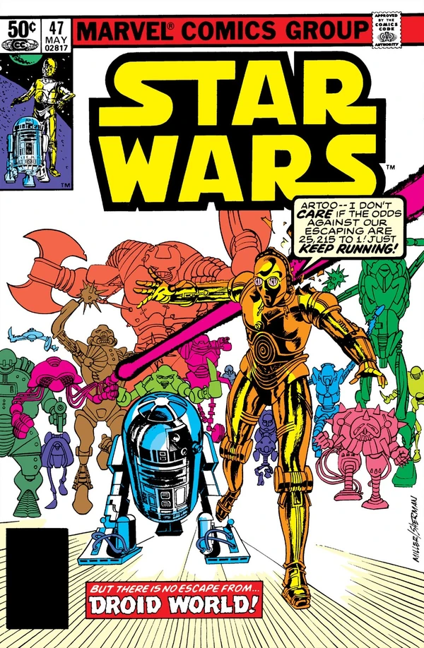 Обложка выпуска #47 Star Wars 47, 24 фев 1981.