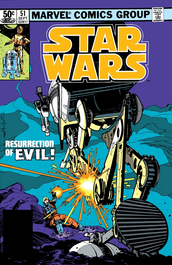 Обложка выпуска #51 Star Wars 51, 16 июн 1981.