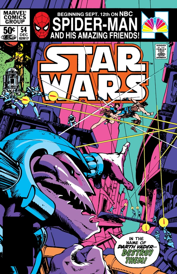 Обложка выпуска #54 Star Wars 54, 22 сен 1981.