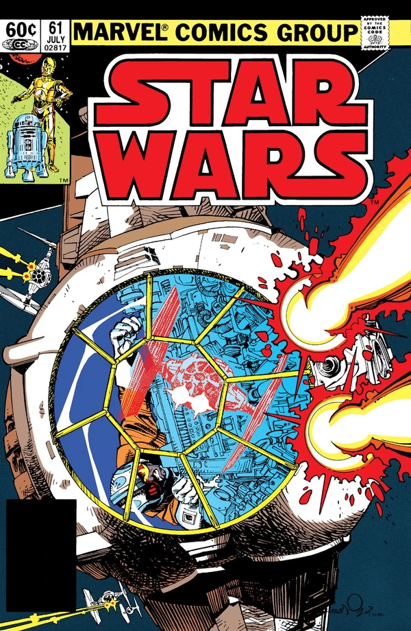 Обложка выпуска #61 Star Wars 61, 13 апр 1982.