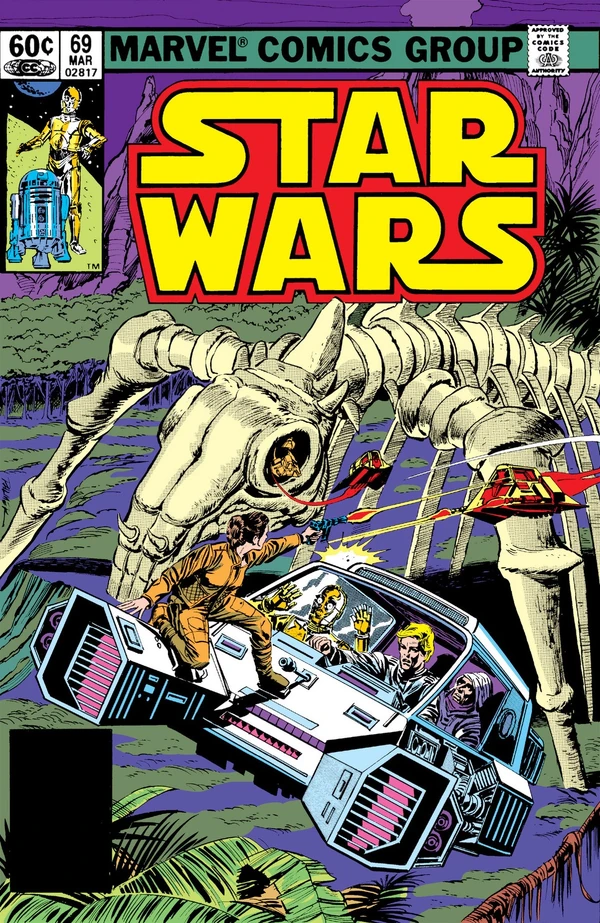Обложка выпуска #69 Star Wars 69, 14 дек 1982.