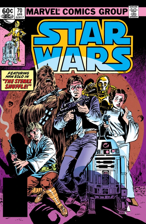 Обложка выпуска #70 Star Wars 70, 18 янв 1983.