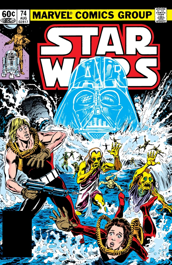 Обложка выпуска #74 Star Wars 74, 17 май 1983.