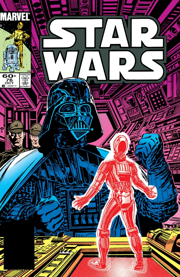 Обложка выпуска #76 Star Wars 76, 19 июл 1983.