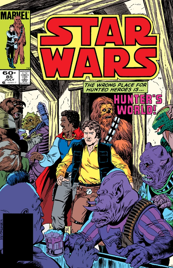 Обложка выпуска #85 Star Wars 85, 17 апр 1984.