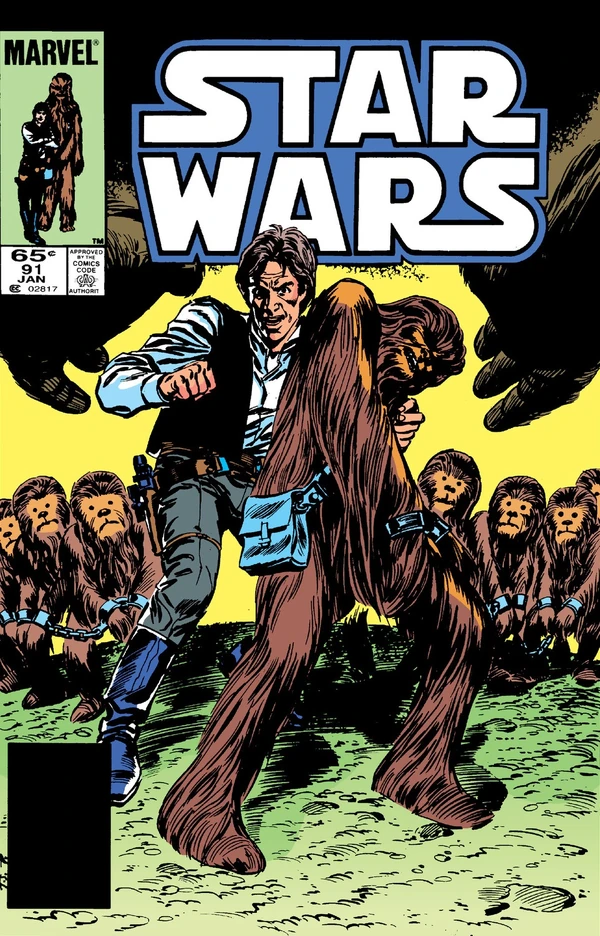 Обложка выпуска #91 Star Wars 91, 16 окт 1984.