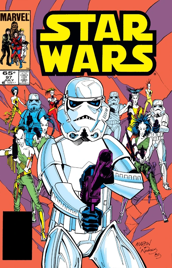 Обложка выпуска #97 Star Wars 97, 16 апр 1985.