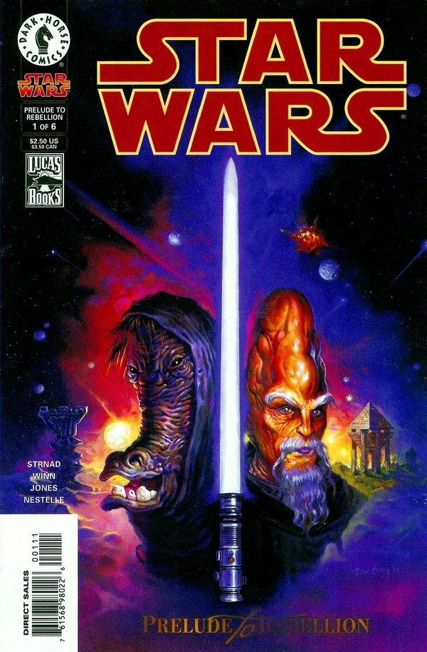 Обложка выпуска #1 Star Wars 1, 16 дек 1998.