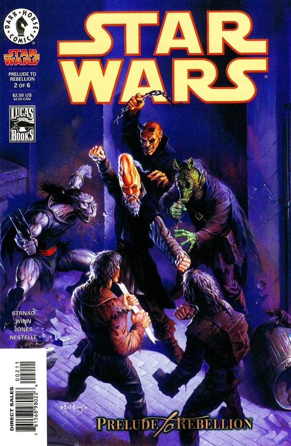 Обложка выпуска #2 Star Wars 2, 27 янв 1999.