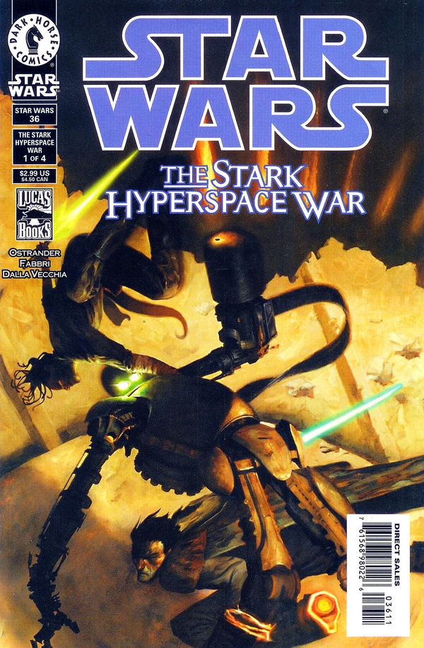 Обложка выпуска #36 Star Wars 36, 28 ноя 2001.