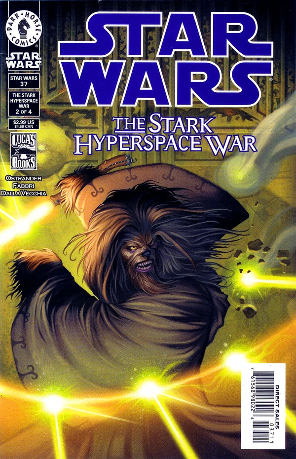 Обложка выпуска #37 Star Wars 37, 19 дек 2001.