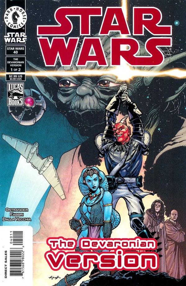 Обложка выпуска #40 Star Wars 40, 20 мар 2002.