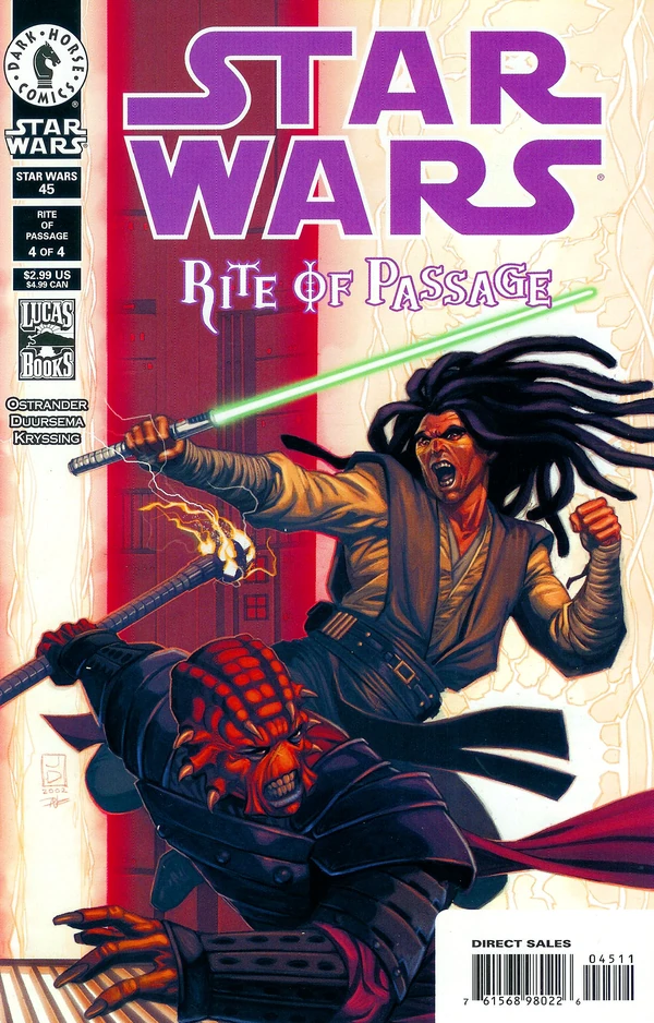Обложка выпуска #45 Star Wars 45, 25 сен 2002.