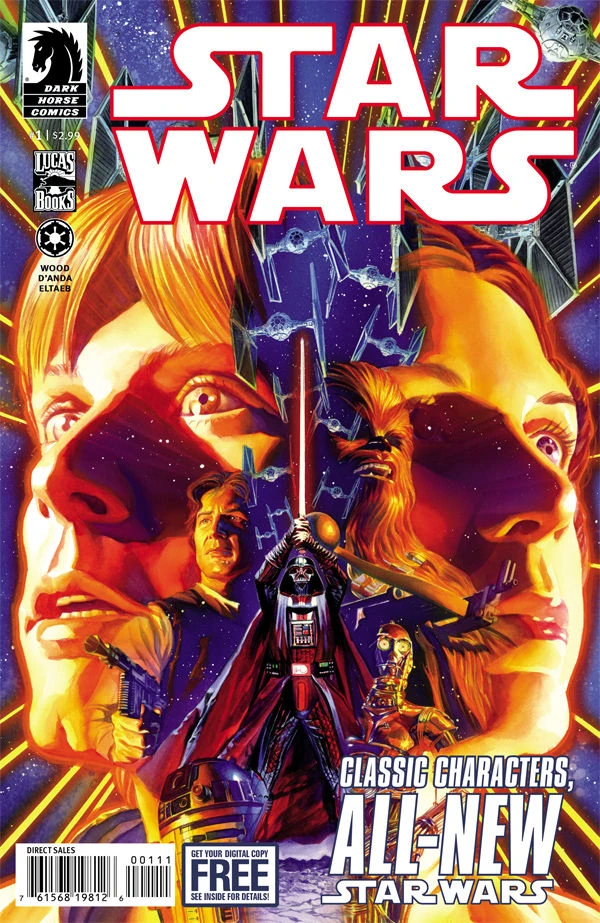 Обложка выпуска #1 Star Wars 1, 9 янв 2013.