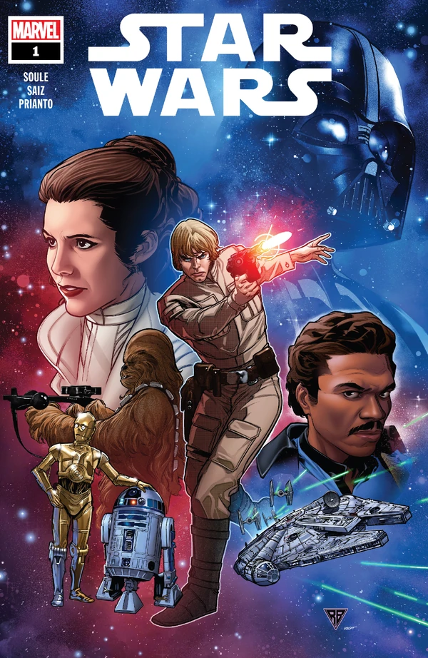 Обложка выпуска #1 Star Wars 1, 1 янв 2020.