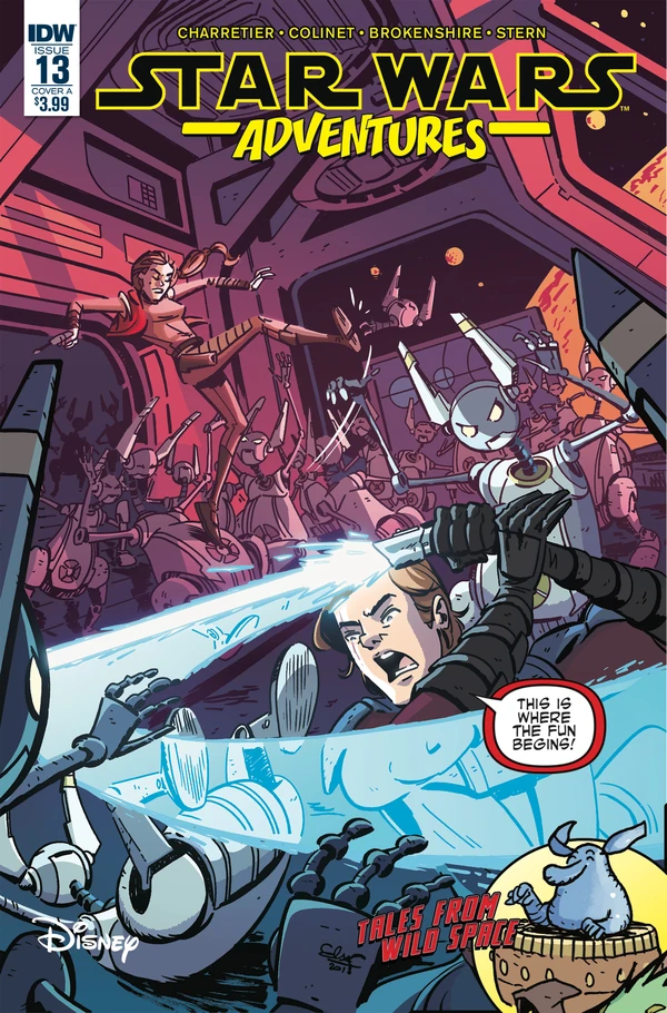 Обложка выпуска #13 Star Wars Adventures 13, 29 авг 2018.