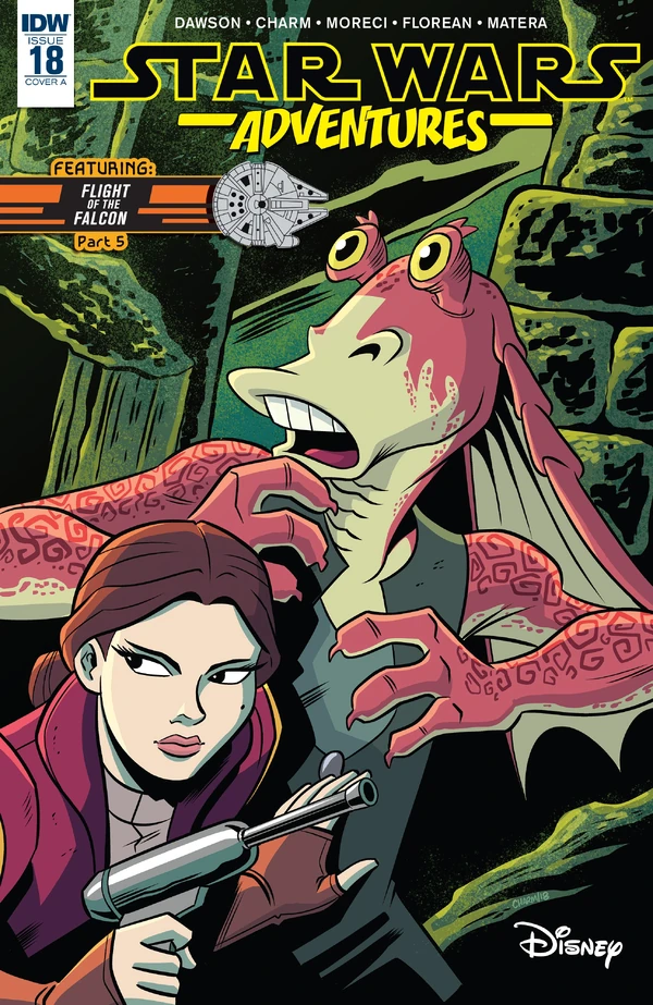 Обложка выпуска #18 Star Wars Adventures 18, 20 фев 2019.