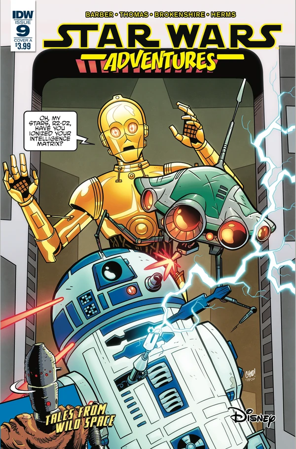 Обложка выпуска #9 Star Wars Adventures 9, 18 апр 2018.