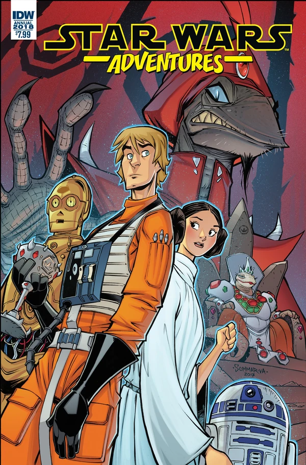 Обложка выпуска «Star Wars Adventures Annual 2018», 18 апр 2018.