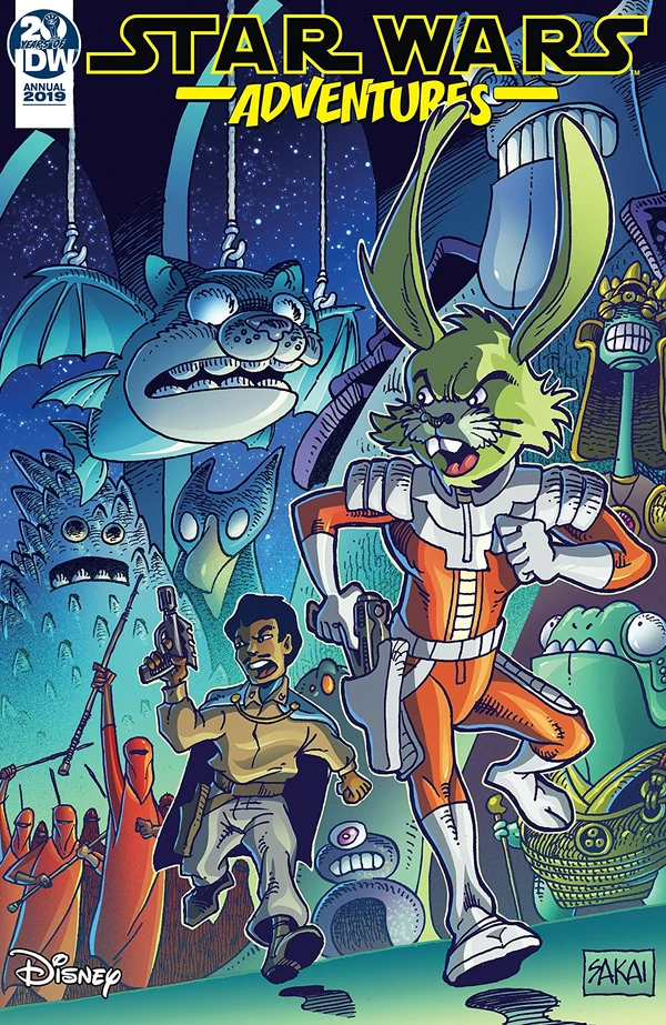 Обложка выпуска «Star Wars Adventures Annual 2019», 14 авг 2019.