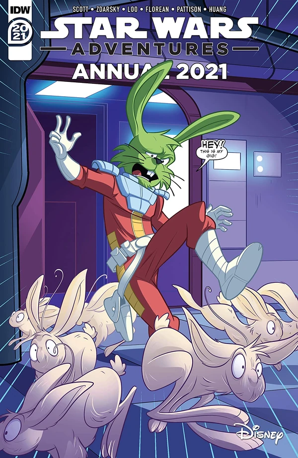 Обложка выпуска «Star Wars Adventures Annual 2021», 24 ноя 2021.