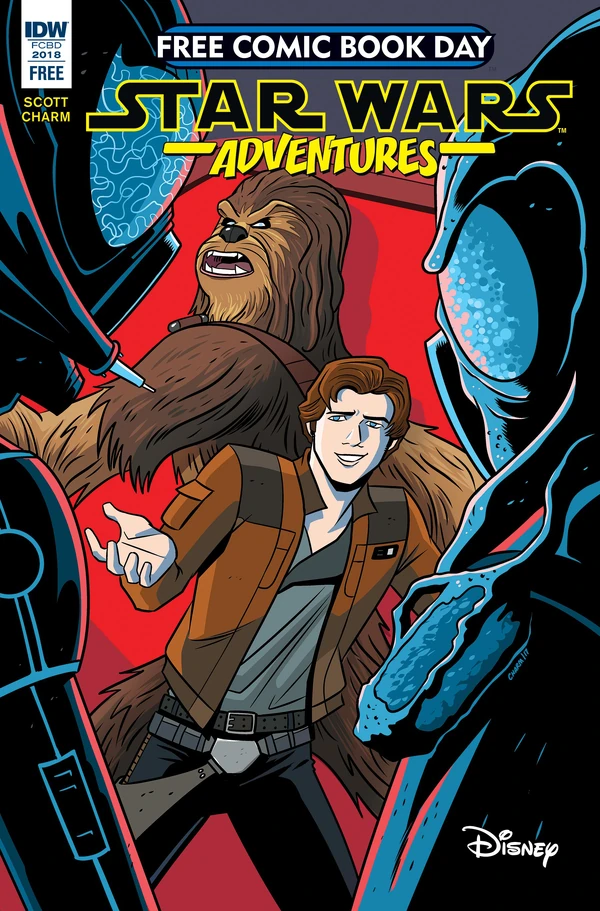 Обложка выпуска «Star Wars Adventures Free Comic Book Day 2018», 5 май 2018.