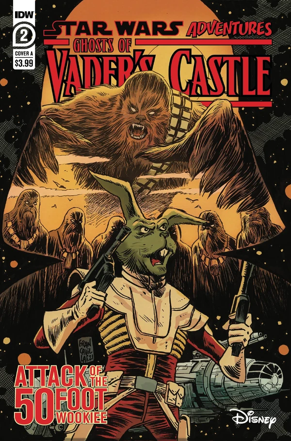 Обложка выпуска #2 Star Wars Adventures: Ghosts of Vader's Castle 2, 29 сен 2021.