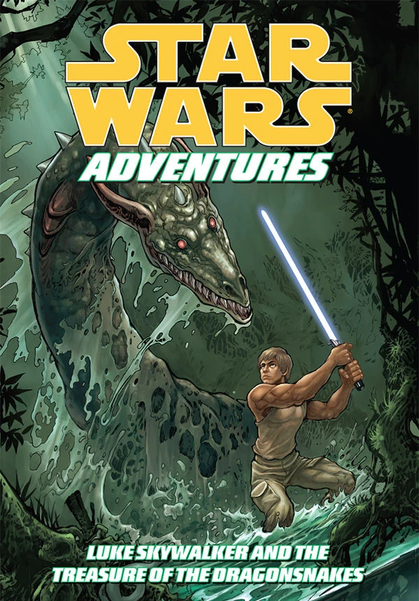 Обложка выпуска #3 Star Wars Adventures: Luke Skywalker and the Treasure of the Dragonsnakes, 3 фев 2010.