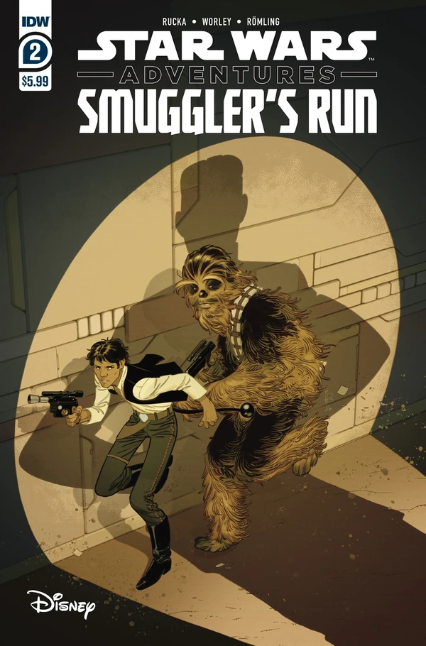 Обложка выпуска #2 Star Wars Adventures: Smuggler's Run 2, 27 янв 2021.