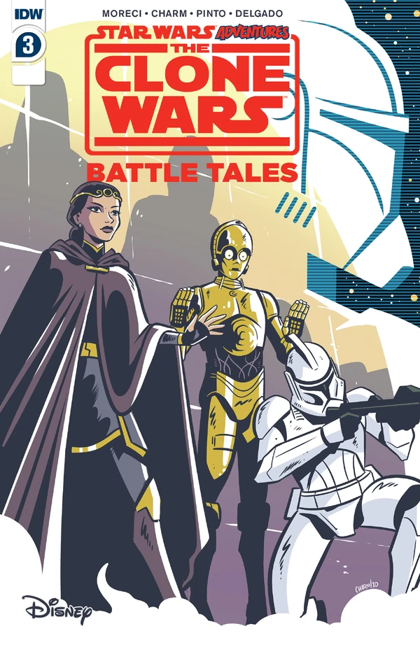 Обложка выпуска #3 Star Wars Adventures: The Clone Wars – Battle Tales 3, 5 авг 2020.