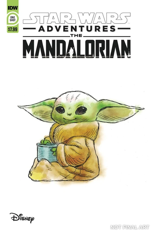 Обложка выпуска «Star Wars Adventures: The Mandalorian», None.