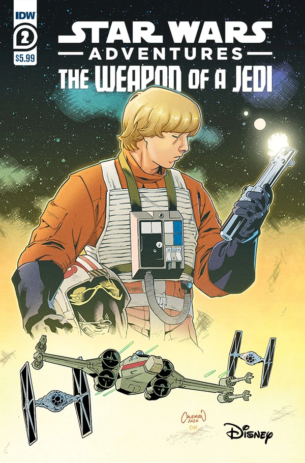 Обложка выпуска #2 Star Wars Adventures: The Weapon of a Jedi 2, 30 июн 2021.