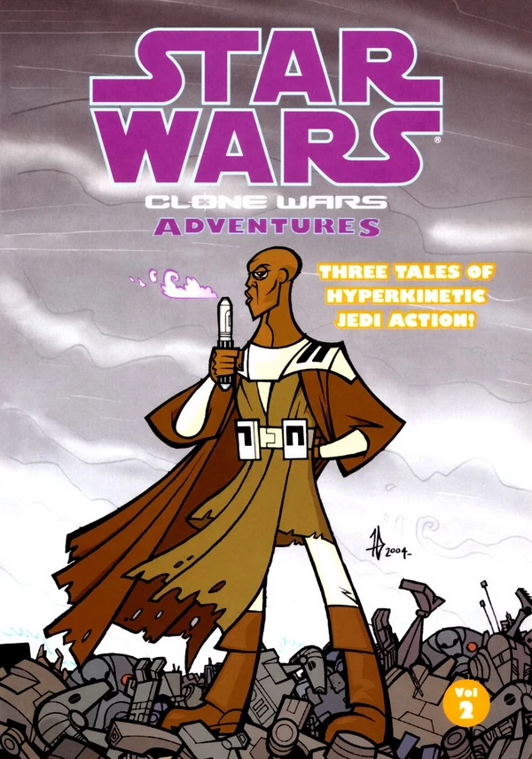 Обложка выпуска #2 Clone Wars Adventures Volume 2, 17 ноя 2004.