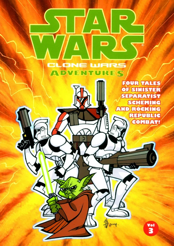 Обложка выпуска #3 Clone Wars Adventures Volume 3, 2 мар 2005.