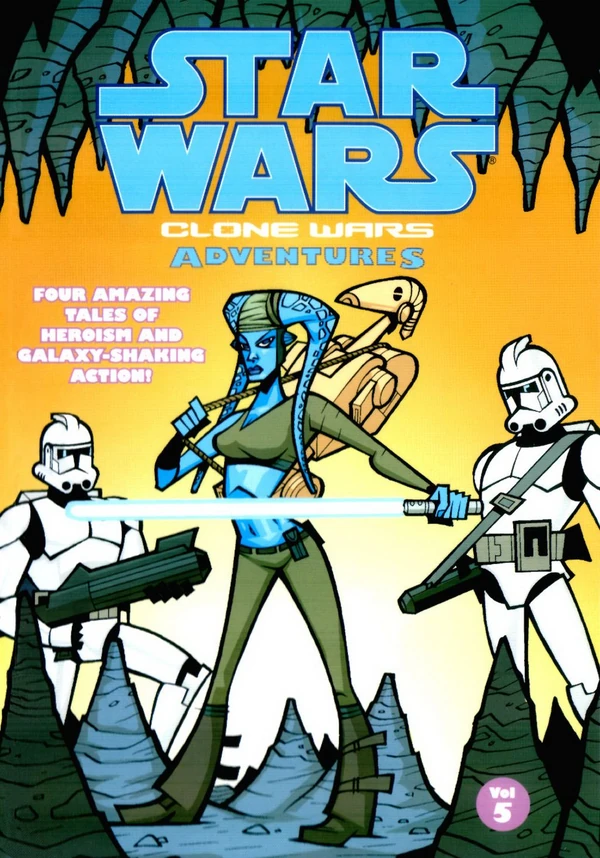 Обложка выпуска #5 Clone Wars Adventures Volume 5, 26 апр 2006.