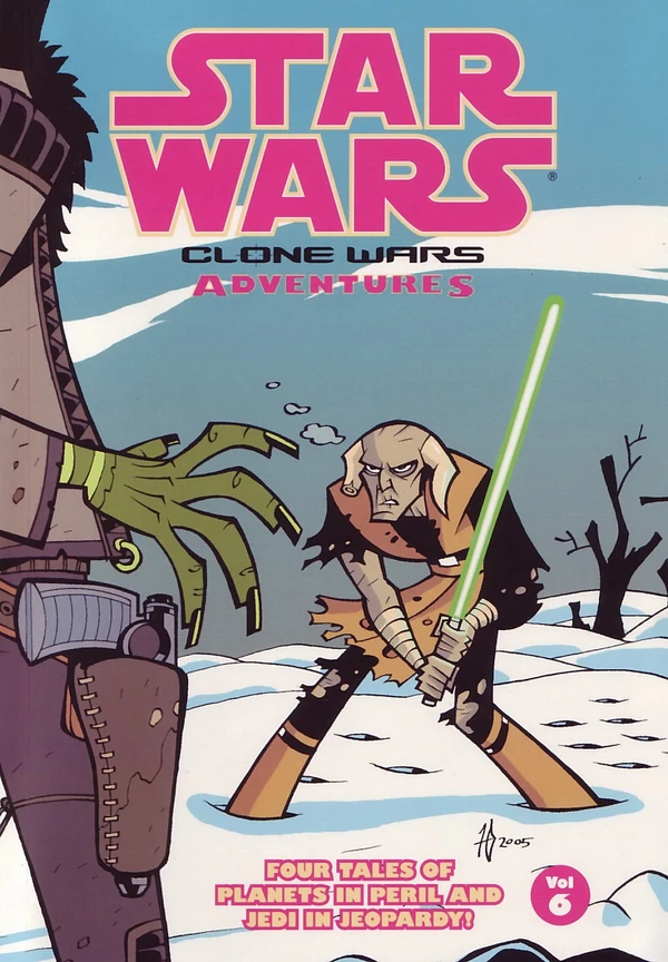 Обложка выпуска #6 Clone Wars Adventures Volume 6, 16 авг 2006.