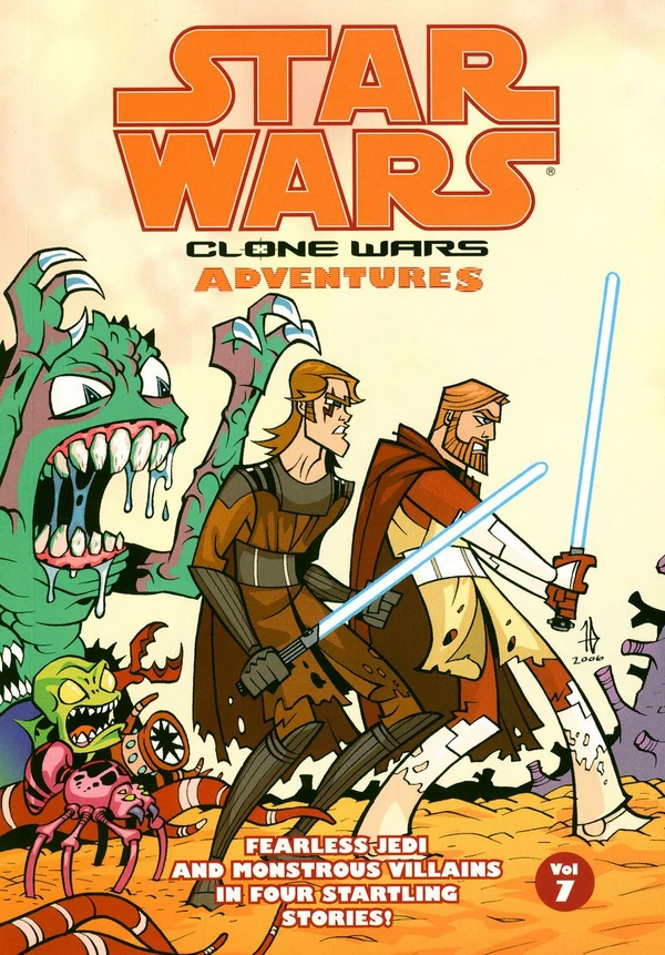 Обложка выпуска #7 Clone Wars Adventures Volume 7, 31 янв 2007.