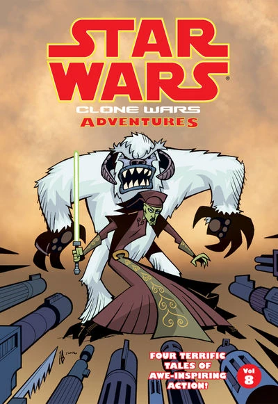 Обложка выпуска #8 Clone Wars Adventures Volume 8, 20 июн 2007.
