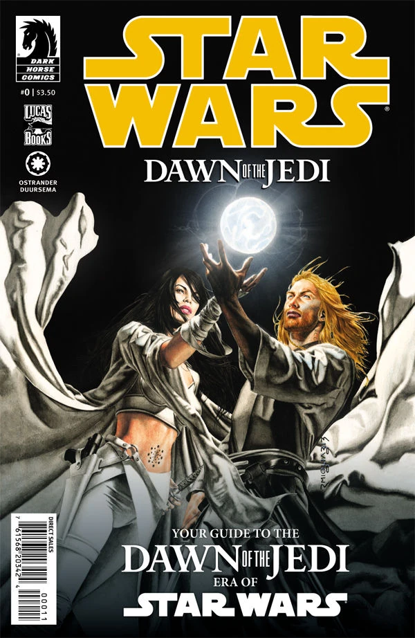 Обложка выпуска #0 Dawn of the Jedi 0, 1 фев 2012.