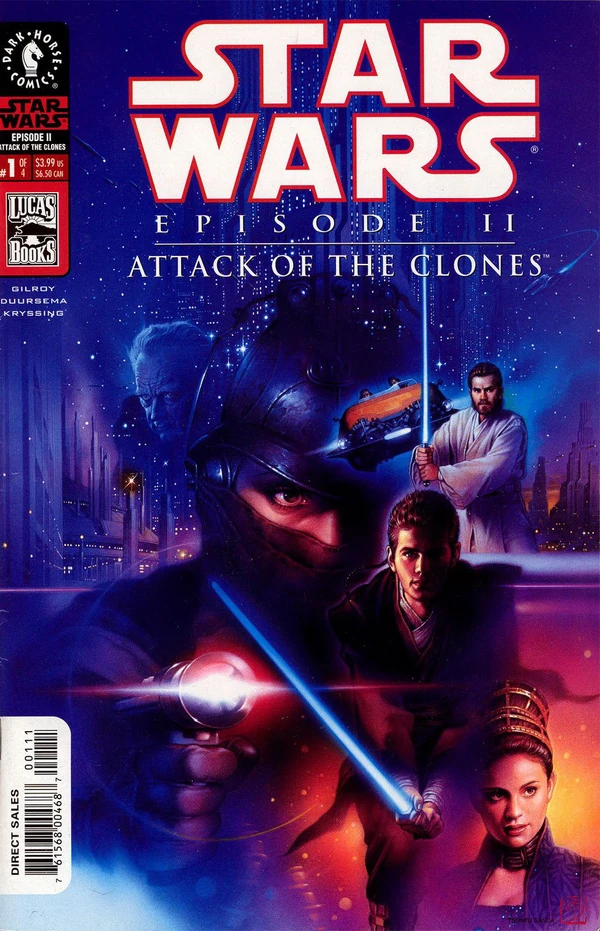 Обложка выпуска #1 Episode II — Attack of the Clones 1, 24 апр 2002.