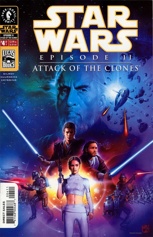 Обложка выпуска #4 Episode II — Attack of the Clones 4, 8 май 2002.