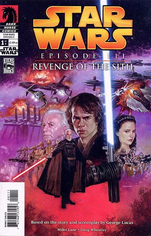 Обложка выпуска #1 Episode III — Revenge of the Sith 1, 2 апр 2005.