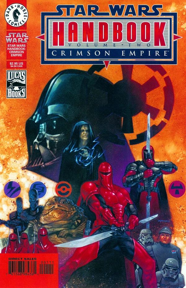 Обложка выпуска #2 Star Wars Handbook 2: Crimson Empire, 21 июл 1999.
