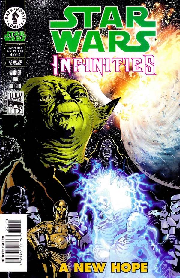 Обложка выпуска #4 Star Wars Infinities: A New Hope 4, 21 ноя 2001.