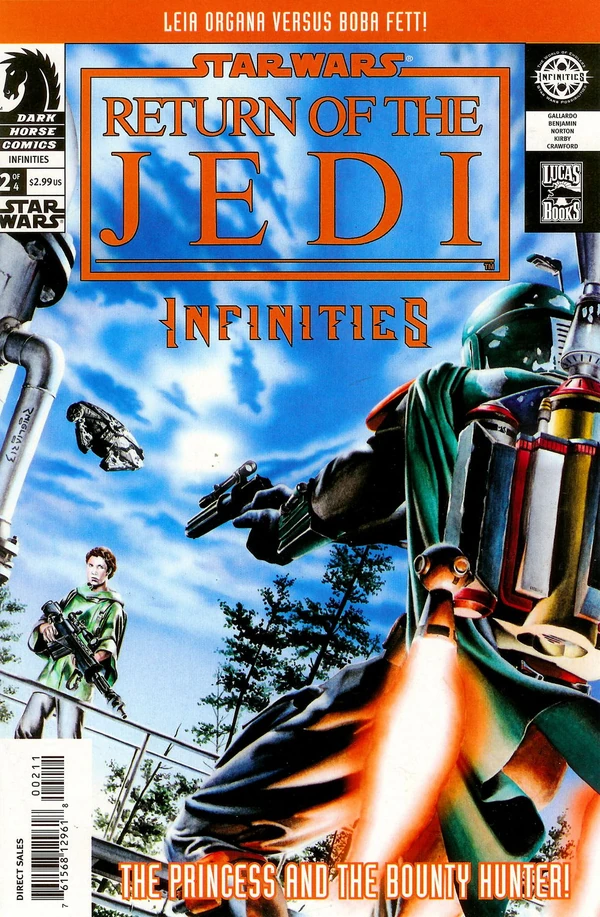 Обложка выпуска #2 Star Wars Infinities: Return of the Jedi 2, 28 янв 2004.